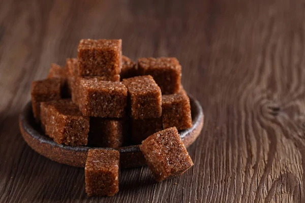 Naturlig Brun Sockerrör Trä Bakgrund — Stockfoto