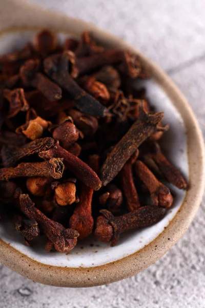 Spices Fragrant Cloves Seasoning Food — Fotografia de Stock
