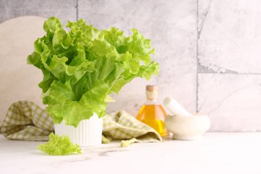 yiyecek arka planda mutfak içi taze sebzeler