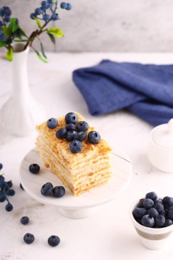 Taze dutlu ev yapımı kek.