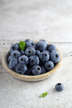 Doğal organik yaban mersini sağlıklı yiyecekler.