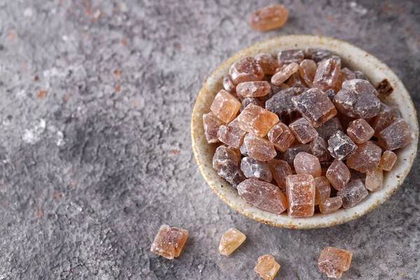 Natuurlijke Biologische Karamel Suiker Gezond Voedsel — Stockfoto