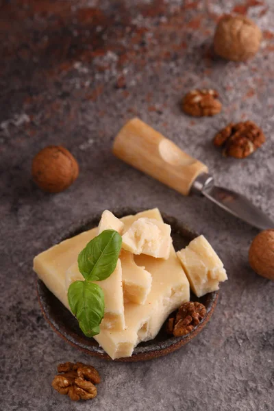 Parmesan Peynirli Süt Ürünü Talyan Yemeği — Stok fotoğraf