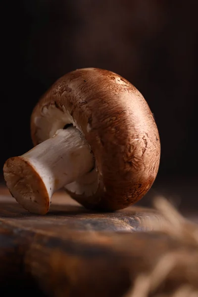 Fresh Organic Portobello Mushrooms Healthy Food — ストック写真