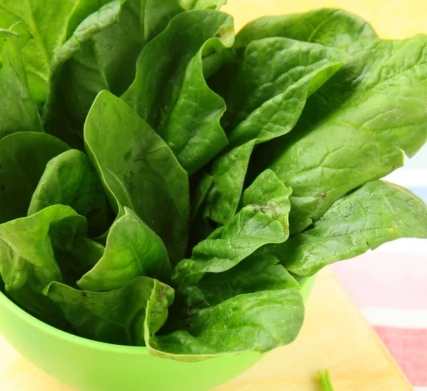 Verse Natuurlijke Spinazie Salade Voedsel — Stockfoto
