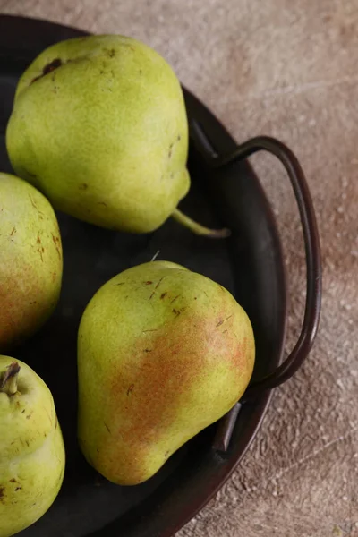 Organic Fresh Pears Table — Stock Photo, Image