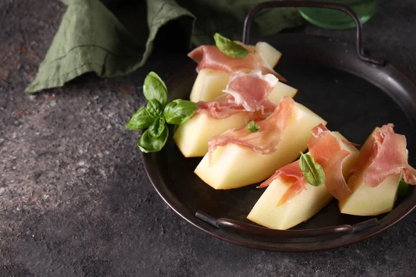 Aperatif Antipasto Jambon Jambonlu Kavun — Stok fotoğraf