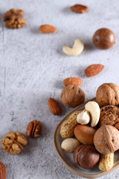 Natural Mix Nuts Peeled Whole — Photo