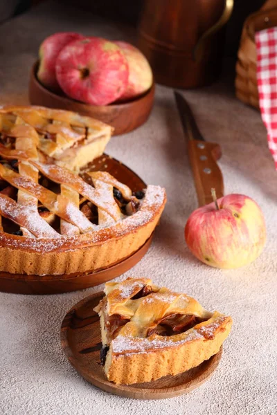 Homemade Apple Pie Fresh Fruit — ストック写真