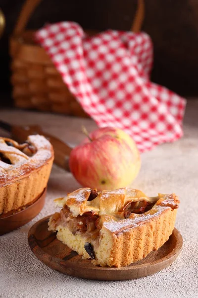 Homemade Apple Pie Fresh Fruit — Stok fotoğraf