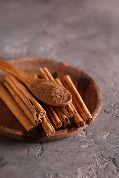 cinnamon spice for desserts and food on the table