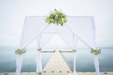 Koh Samui, Tayland 'da düğün kemeri.