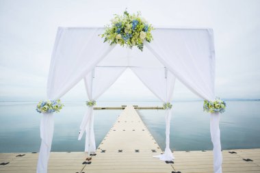 Koh Samui, Tayland 'da düğün kemeri.