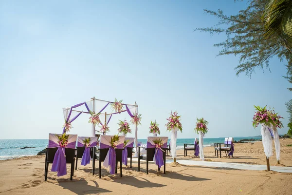 Esküvői Virágok Strandon Thaiföld — Stock Fotó
