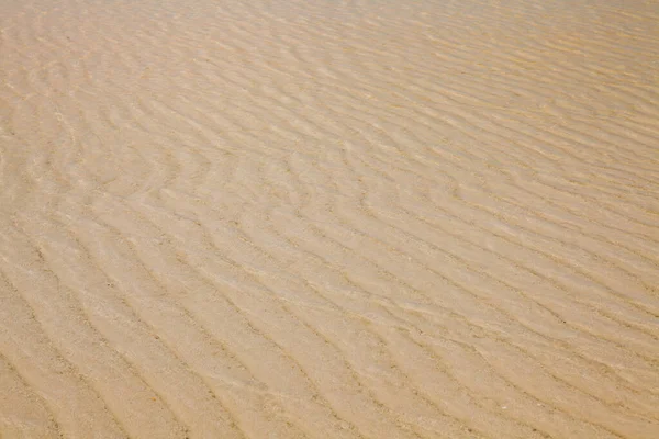 Closeup Sand Pattern Beach Summer — Stock Photo, Image