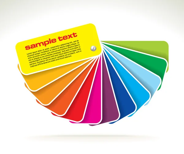 Vector colour guide — Stock Photo, Image