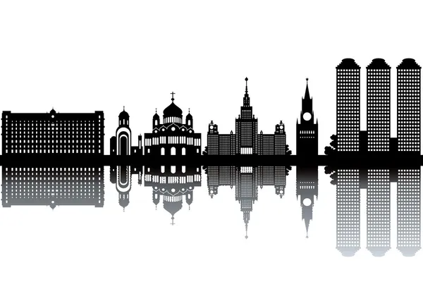 Moscow skyline — Stock Vector