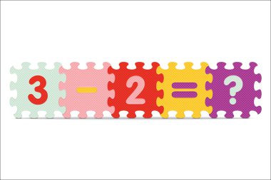 Bulmaca alfabesi ile yazılmış bir matematiksel işlem