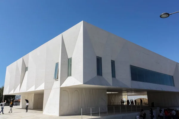 Gouveia Portugal Marzo 2014 Vista Lateral Del Moderno Edificio Del —  Fotos de Stock