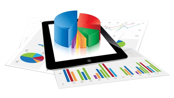 Tablett diagram — Stock vektor