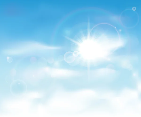 晴朗的蓝天 — 图库矢量图片