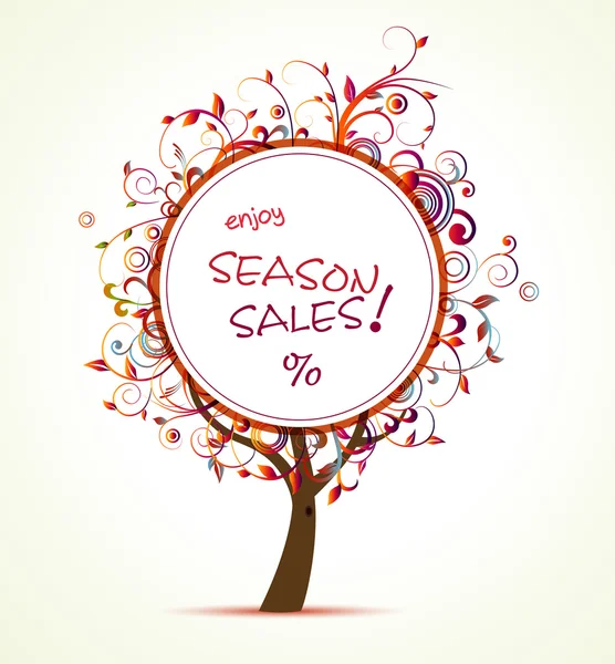 Season Sale — Stock Vector