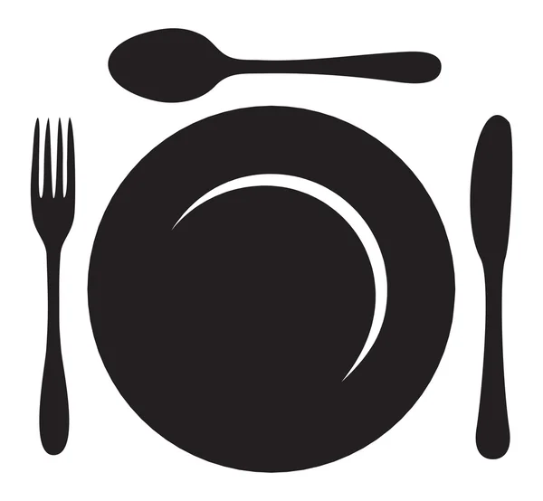 Logo del menú del restaurante — Vector de stock