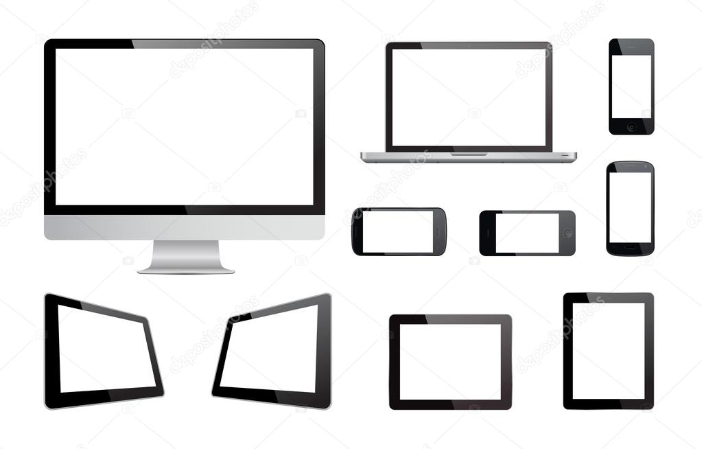 Media Devices Technology Vector