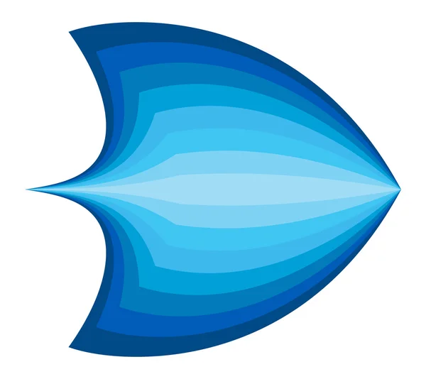 Aqua ryby logo — Stockový vektor