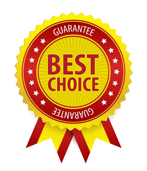 Vector Best Choice Label — Stock Vector