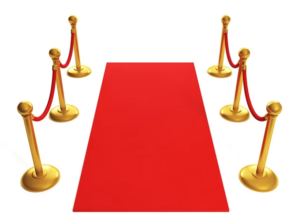 Illustrazione 3d: premi sportivi. Red Carpet — Foto Stock