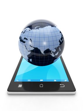 İnternet teknolojisi. cep telefonunuzdan internet'e erişim,