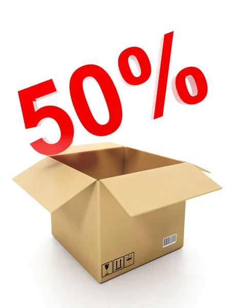 Vente de vacances. 50 % de réduction — Photo