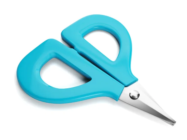 Graphic images of scissors. Lizhat symbol scissors on a white ba — Stock Photo, Image