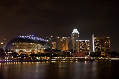 marina bay Esplanade Kongre merkezinde