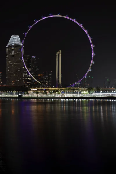 Ferris Wheel at Marina Bay, Singapore — Stock Photo, Image