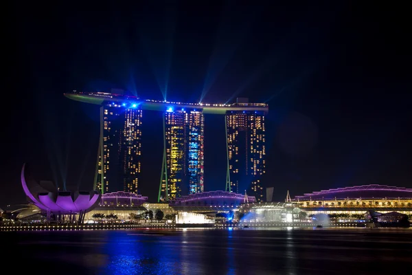 Marina Bay Sands by Night — Stock Photo, Image