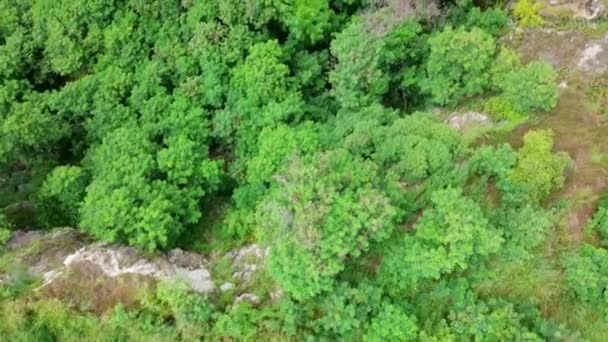 Prachtige Antenne Boven Oude Mijn Canyon Landschap Chonburi Thailand — Stockvideo