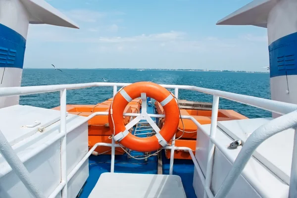 View from the stern — Stock Photo, Image