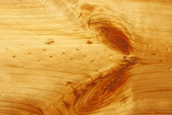Tablero lacado en madera con nudos — Foto de Stock