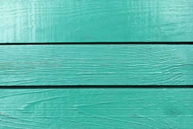 Turkuaz ahşap çit parçası