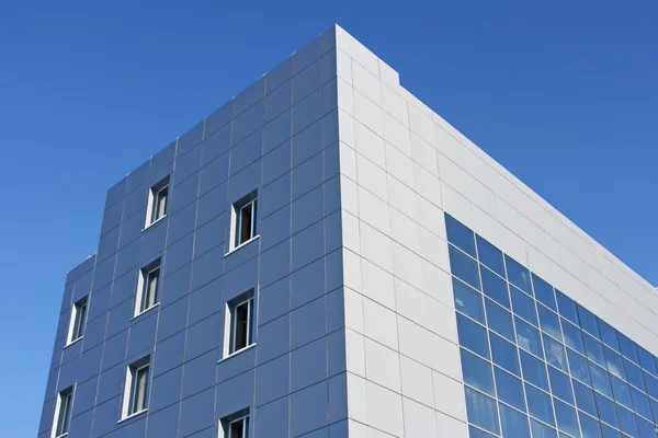 Upper part of the modern office building — Stock Photo, Image