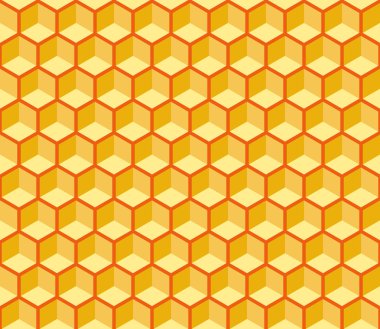 Dikişsiz altıgen hücre doku vektör