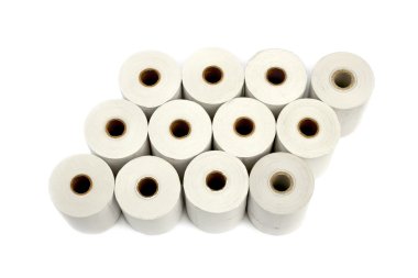 Group of paper rolls clipart