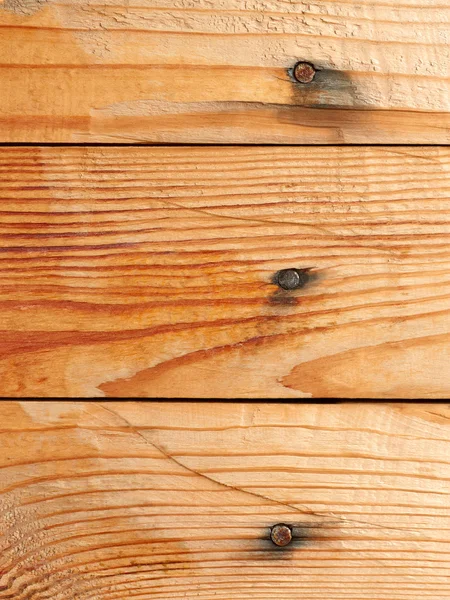 Dřevěný štít s nehty — Stock fotografie