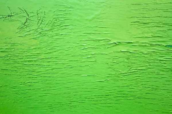 Wooden board painted in green — Stock Photo, Image