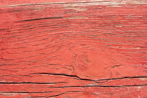 Wooden board painted in red — Stock Photo, Image