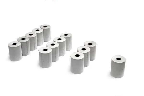 Groups of paper rolls — Stock Photo, Image