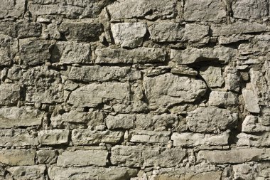 detail van de eeuwenoude muren van verrijking