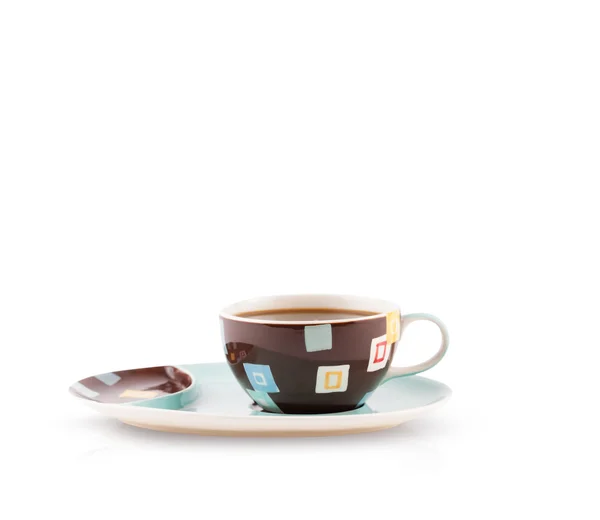 Coffee-cup with white copy space — Stock Photo, Image